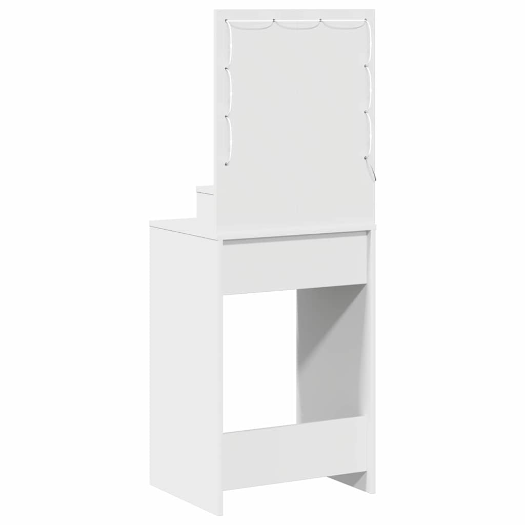 vidaXL Τραπέζι περιποίησης Λευκό 50 x 41 x 135 εκ Επεξεργασμένο Ξύλο