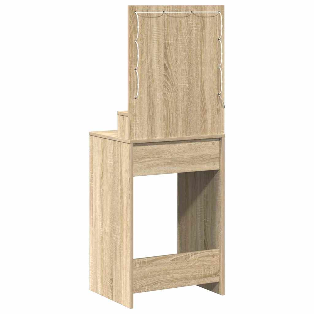 vidaXL Τραπέζι περιποίησης Δρύς Sonoma 50 x 41 x 135 εκ