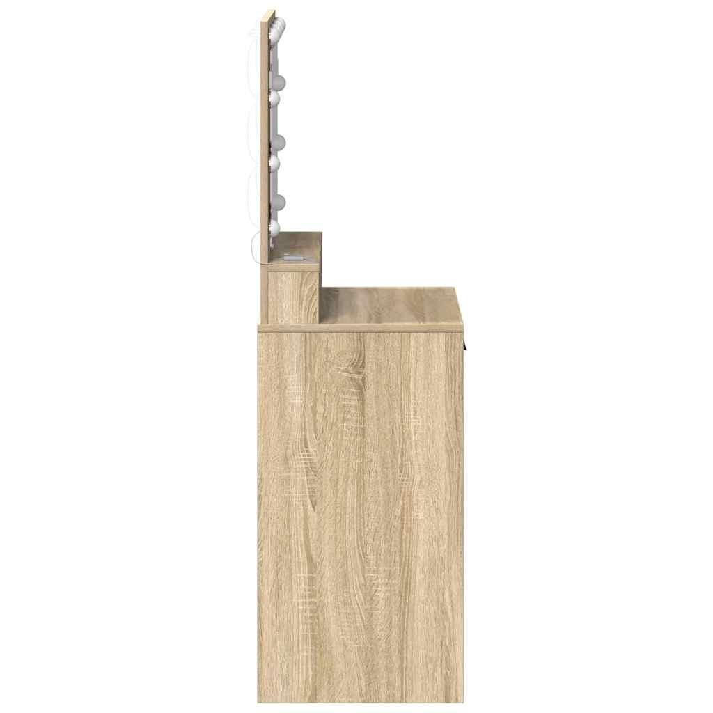 vidaXL Τραπέζι περιποίησης Δρύς Sonoma 50 x 41 x 135 εκ