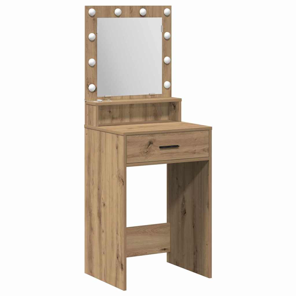 vidaXL Τραπέζι περιποίησης Artisan Oak 50 x 41 x 135 εκ