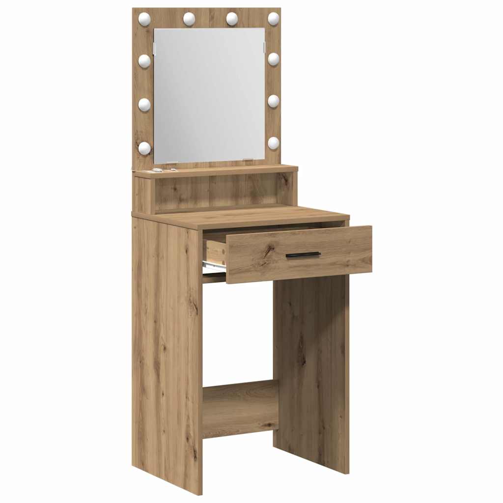 vidaXL Τραπέζι περιποίησης Artisan Oak 50 x 41 x 135 εκ
