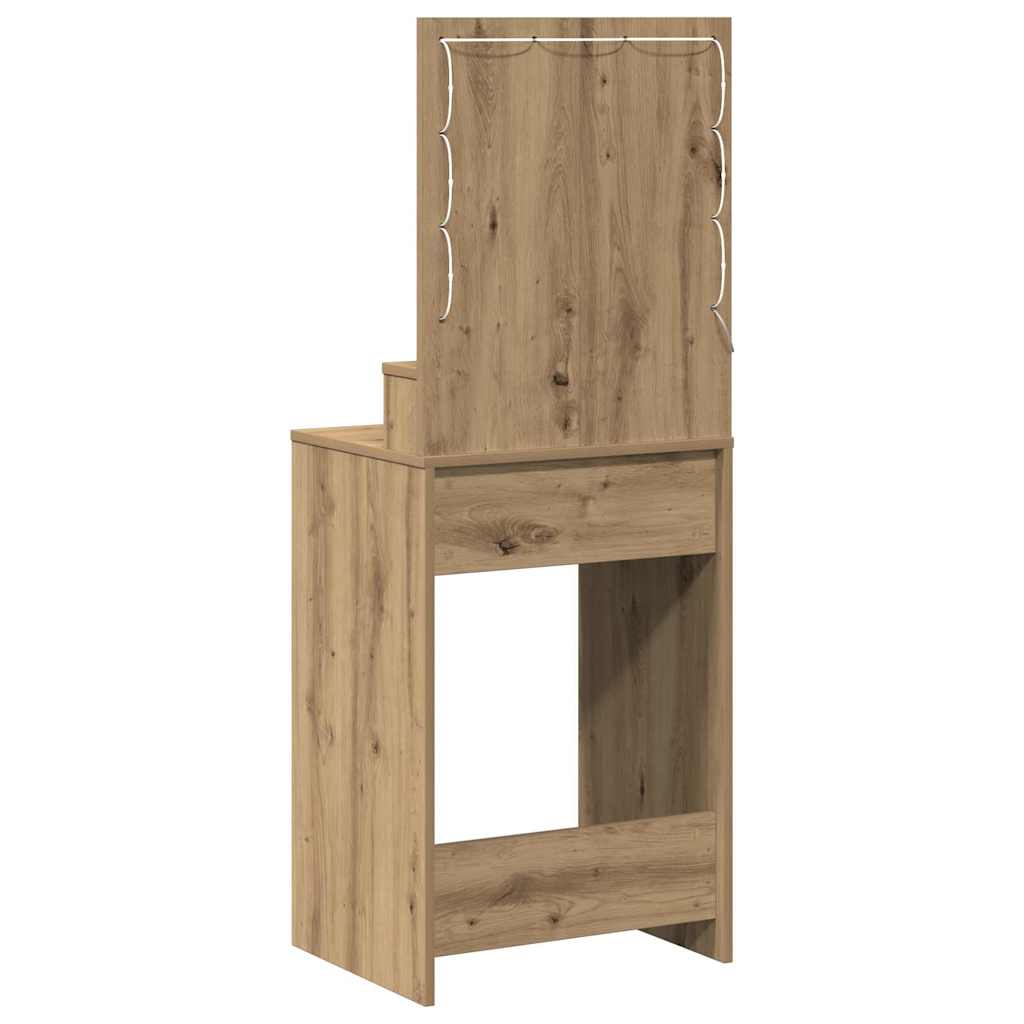 vidaXL Τραπέζι περιποίησης Artisan Oak 50 x 41 x 135 εκ