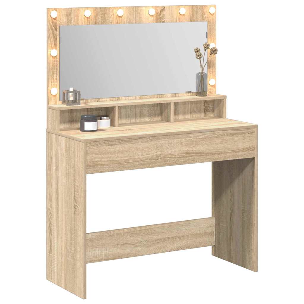 vidaXL Τραπέζι περιποίησης Δρύς Sonoma 100 x 41 x 135 εκ.