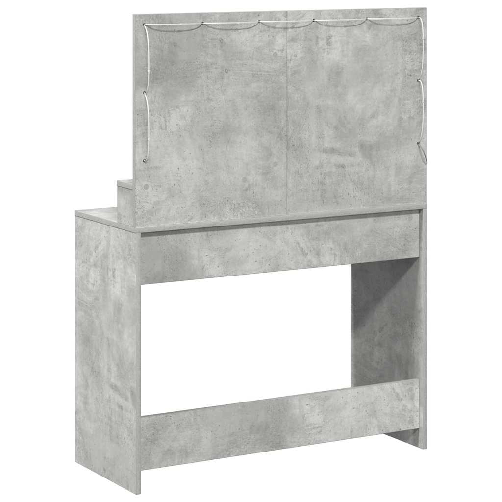 vidaXL Τραπέζι περιποίησης Σκυρόδεμα Γκρι 100 x 41 x 135 εκ.