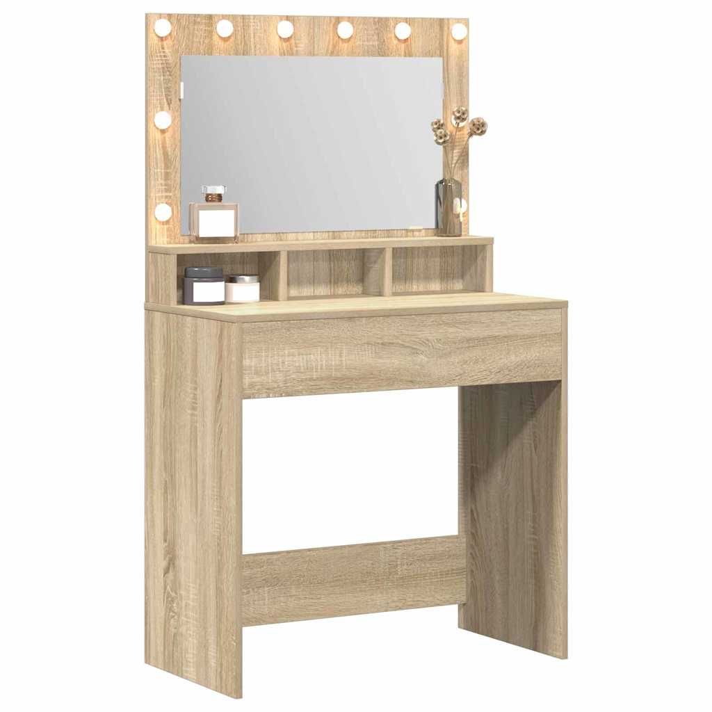 vidaXL Τραπέζι περιποίησης Δρύς Sonoma 75,5 x 41 x 135 εκ.