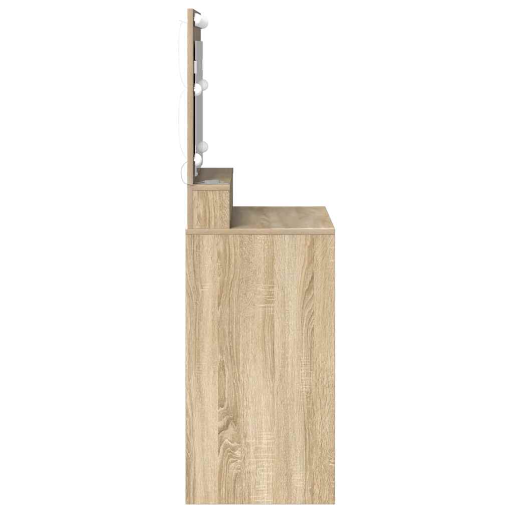 vidaXL Τραπέζι περιποίησης Δρύς Sonoma 75,5 x 41 x 135 εκ.