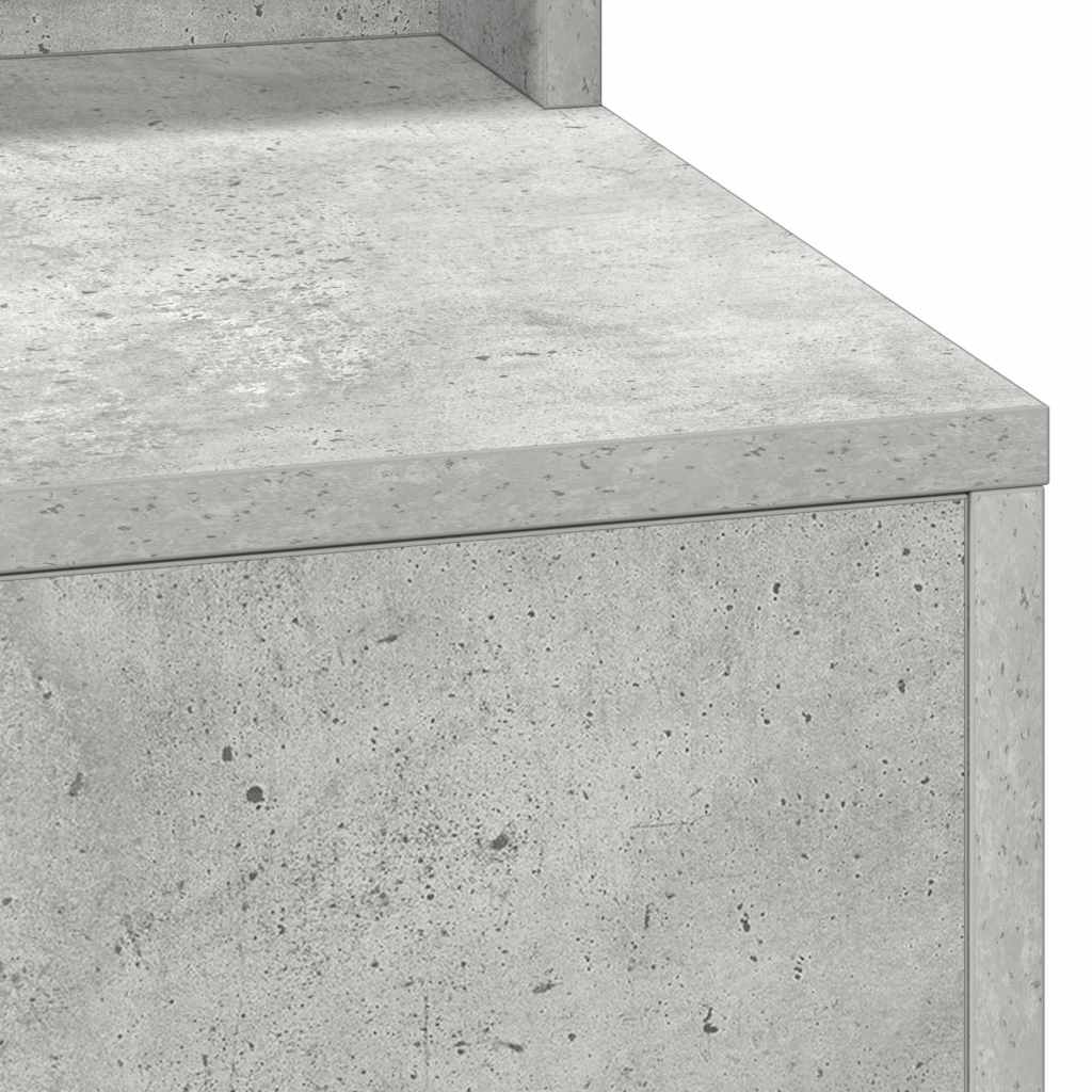vidaXL Τραπέζι περιποίησης Σκυρόδεμα Γκρι 78,5 x 41 x 135 εκ