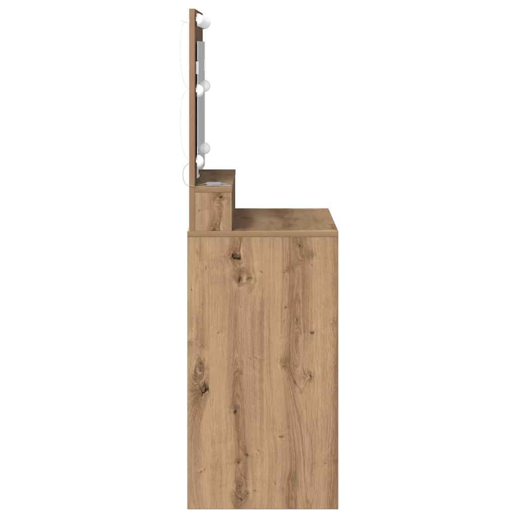 vidaXL Τραπέζι περιποίησης Artisan Oak 75,5 x 41 x 135 εκ.