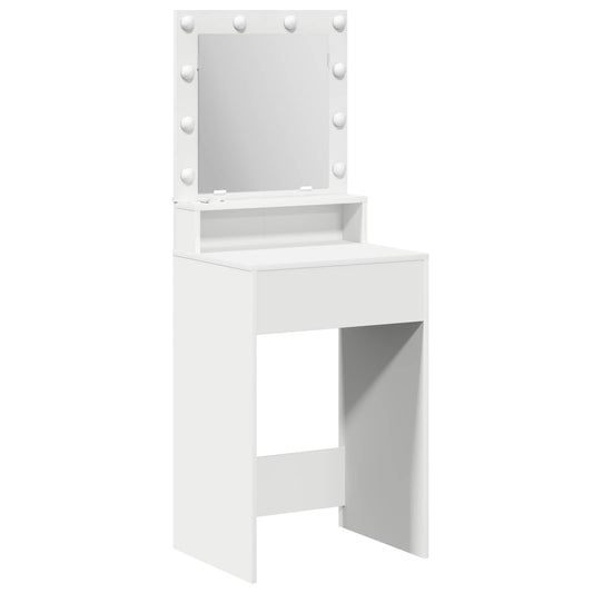 vidaXL Τραπέζι περιποίησης Λευκό 50 x 41 x 135 εκ Επεξεργασμένο Ξύλο