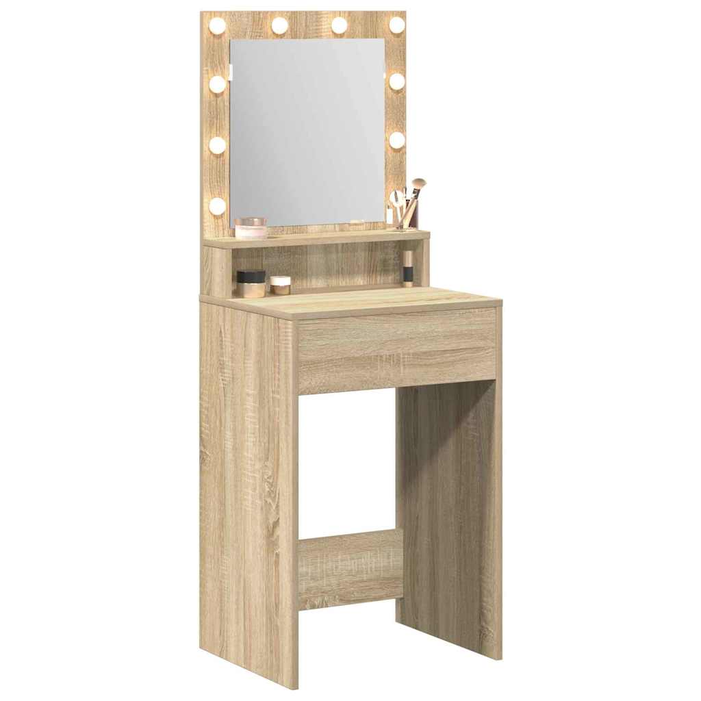 vidaXL Τραπέζι περιποίησης Δρύς Sonoma 50 x 41 x 135 εκ