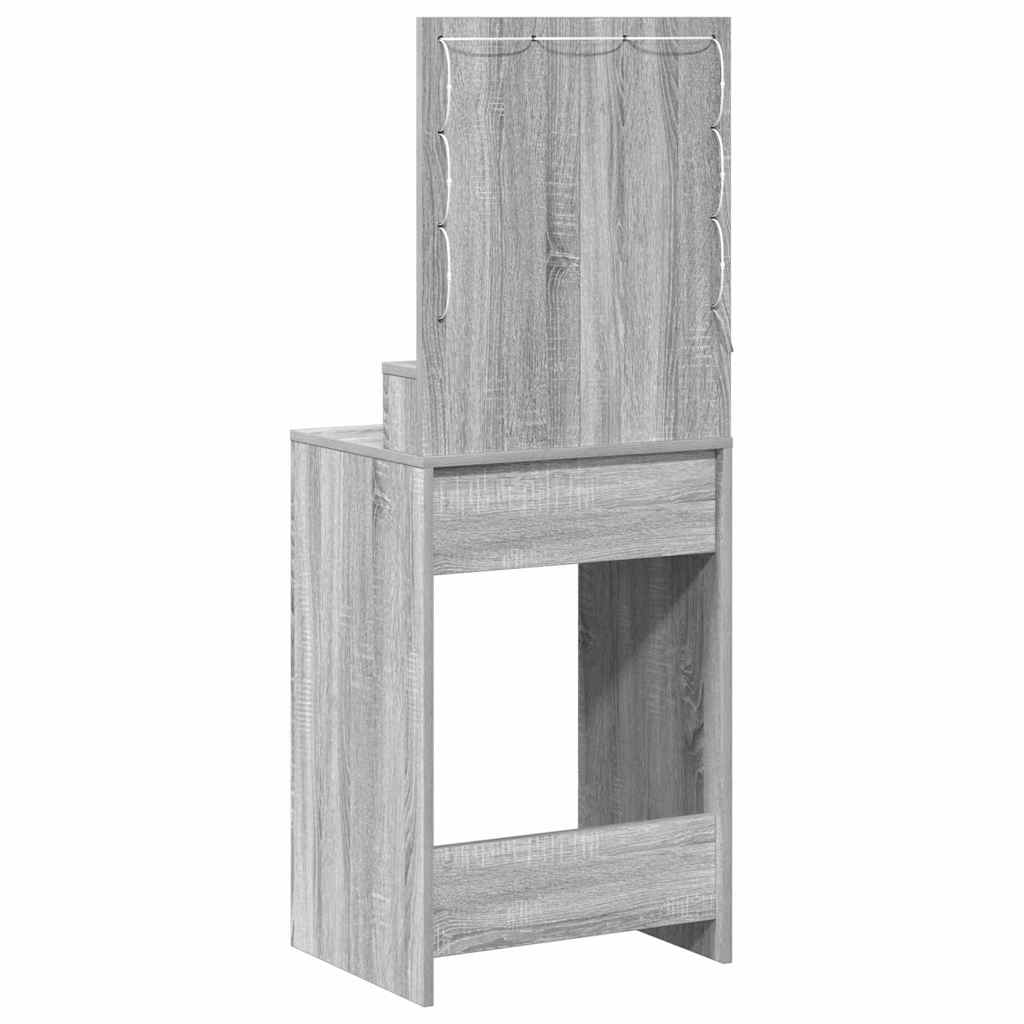 vidaXL Τραπέζι περιποίησης Γκρίζο Σονομα 50 x 41 x 135 εκ