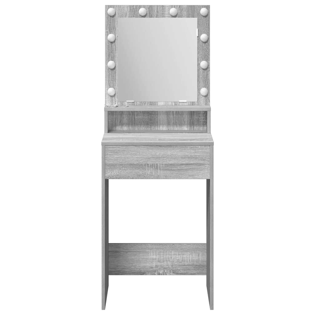 vidaXL Τραπέζι περιποίησης Γκρίζο Σονομα 50 x 41 x 135 εκ