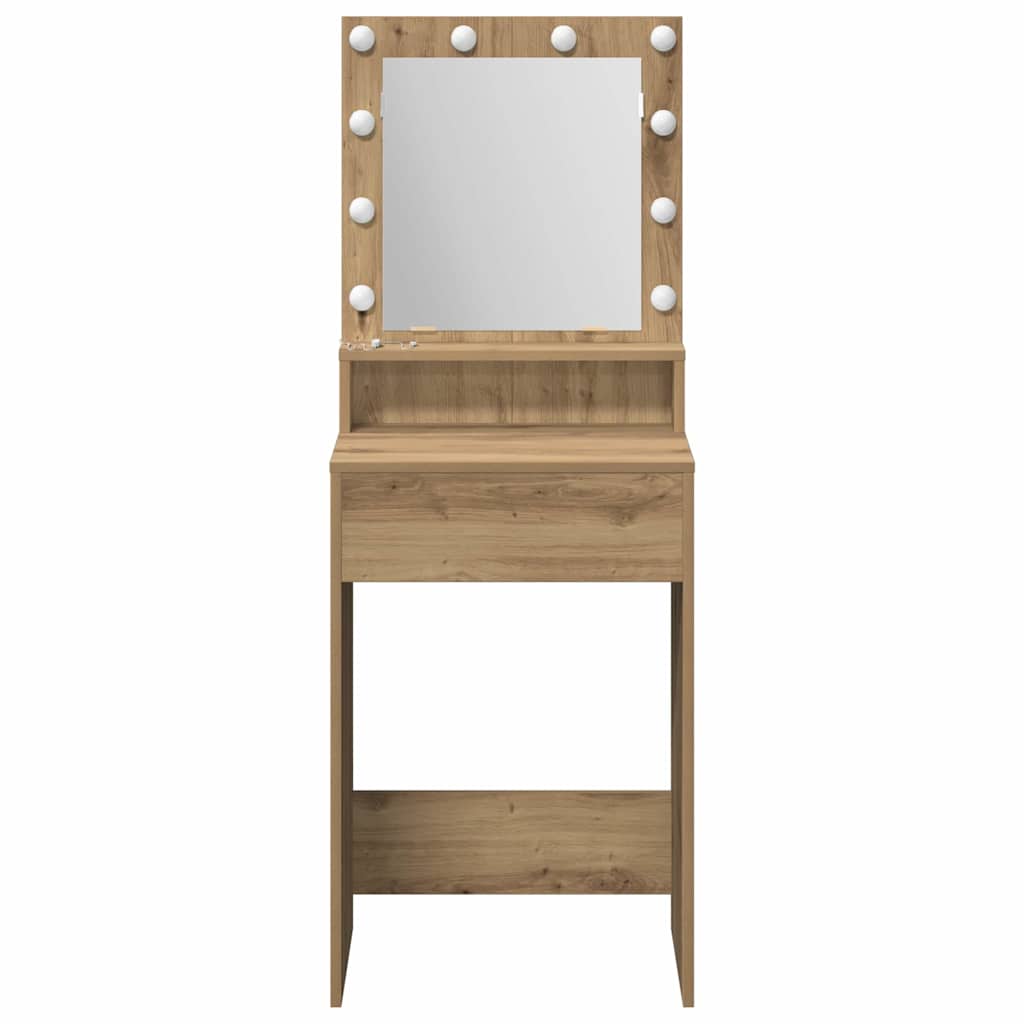 vidaXL Τραπέζι περιποίησης Artisan Oak 50 x 41 x 135 εκ