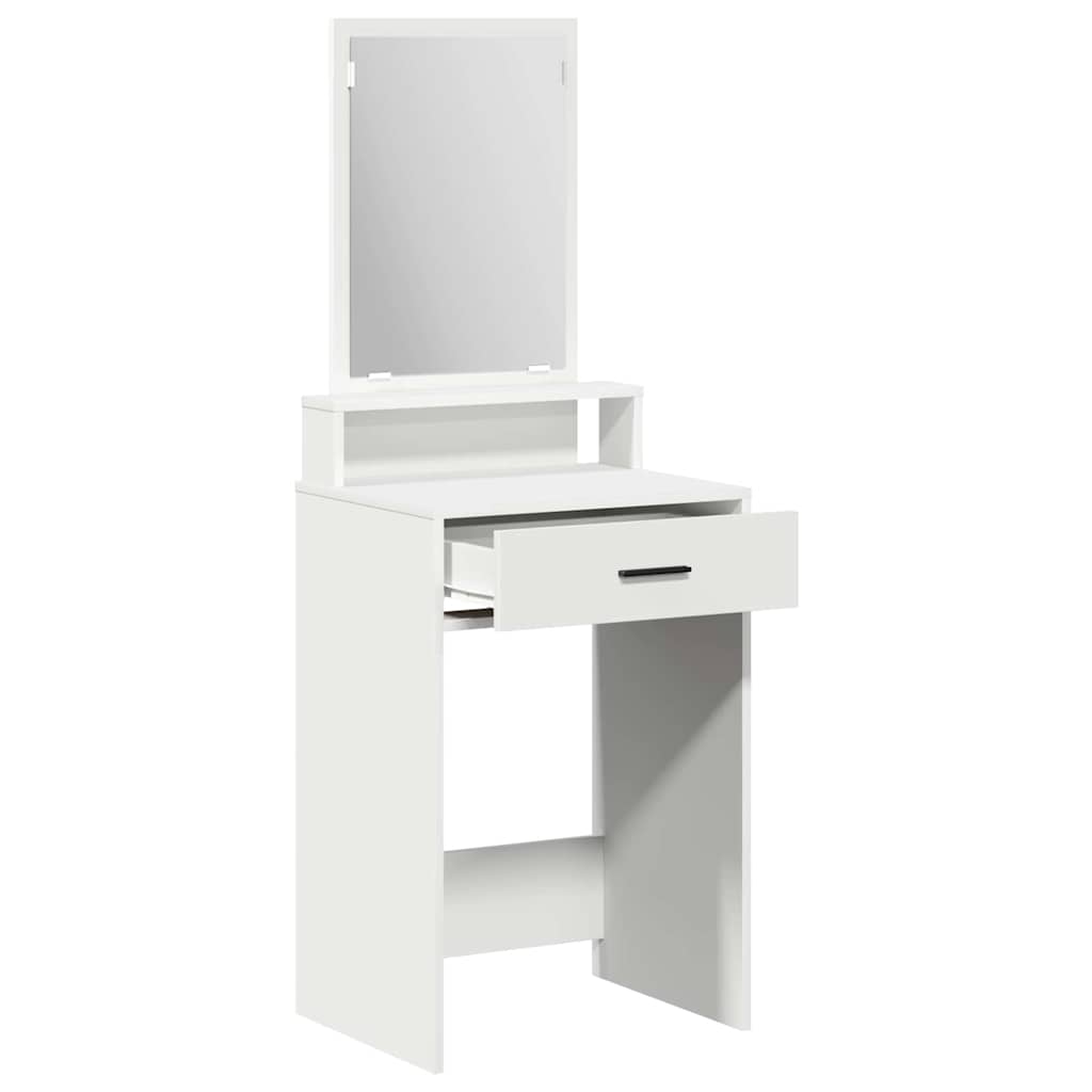 vidaXL Κομμό Υπνοδωματίου Λευκό 50 x 41 x 140 εκ. Επεξεργασμένο ξύλο