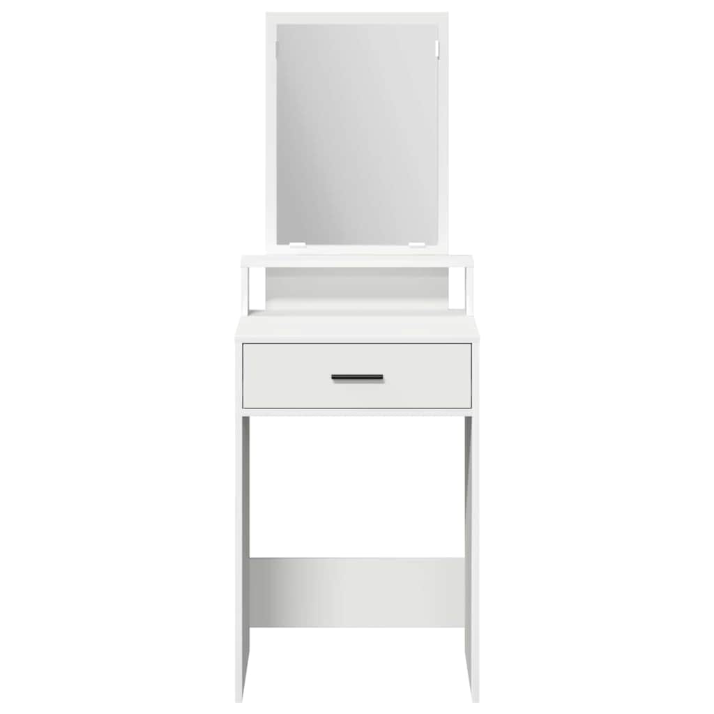 vidaXL Κομμό Υπνοδωματίου Λευκό 50 x 41 x 140 εκ. Επεξεργασμένο ξύλο