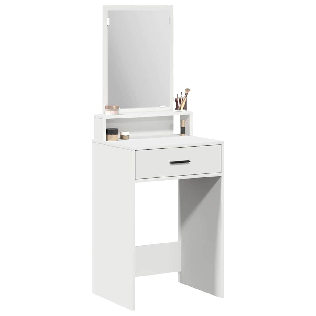 vidaXL Κομμό Υπνοδωματίου Λευκό 50 x 41 x 140 εκ. Επεξεργασμένο ξύλο