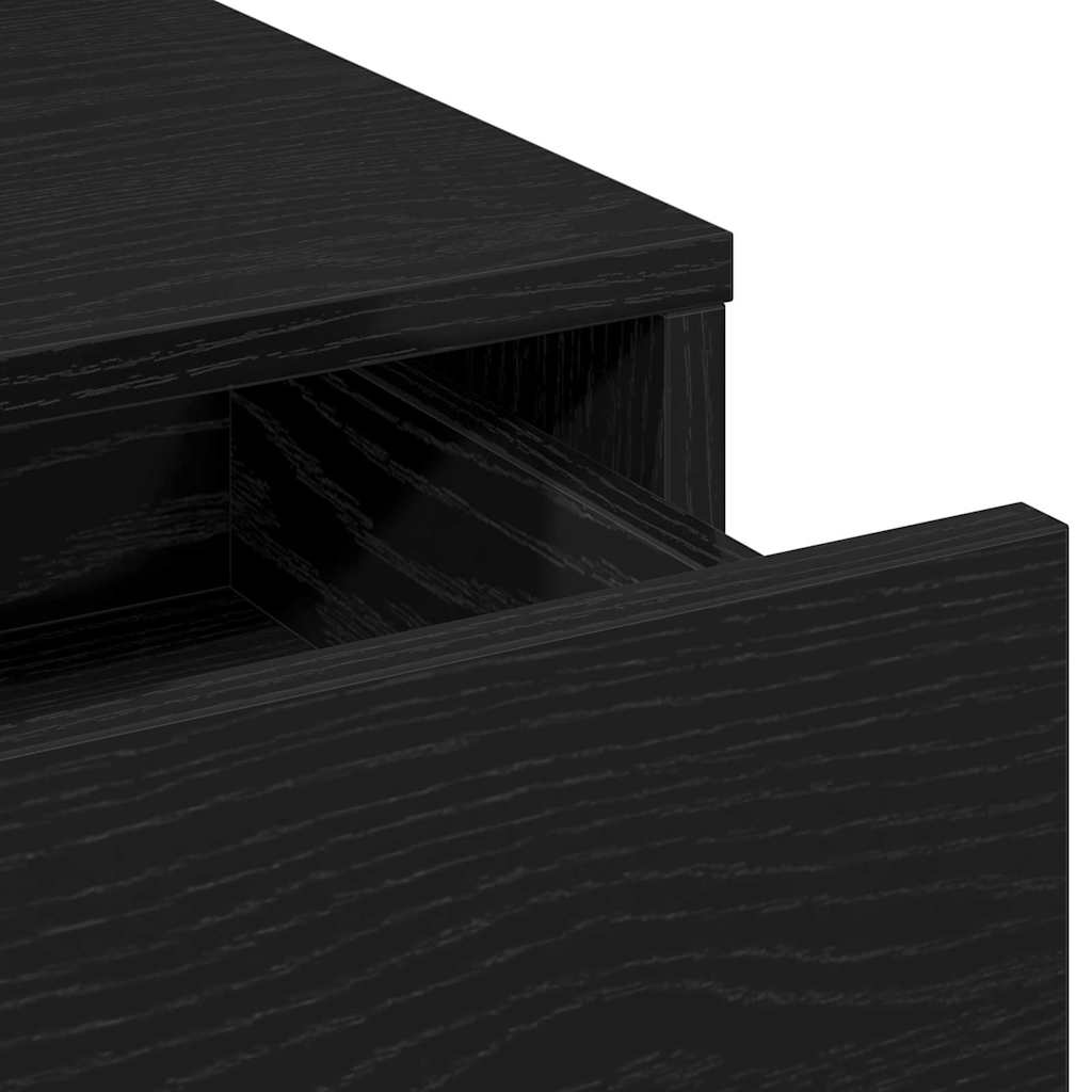 vidaXL Τραπέζι περιποίησης Μαύρη Οξυά 50 x 41 x 140 εκ.