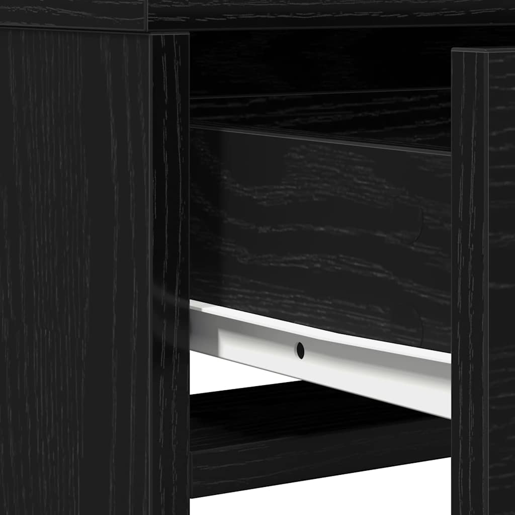 vidaXL Τραπέζι περιποίησης Μαύρη Οξυά 50 x 41 x 140 εκ.