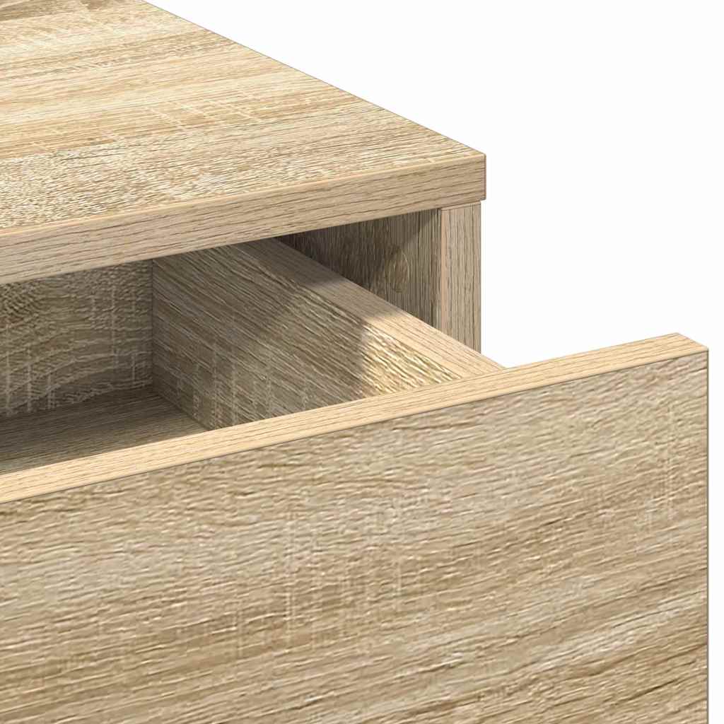 vidaXL Κομμό Υπνοδωματίου με συρτάρι Δρύς Sonoma 50 x 41 x 140 εκ.