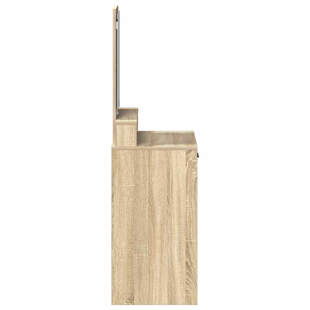 vidaXL Κομμό Υπνοδωματίου με συρτάρι Δρύς Sonoma 50 x 41 x 140 εκ.