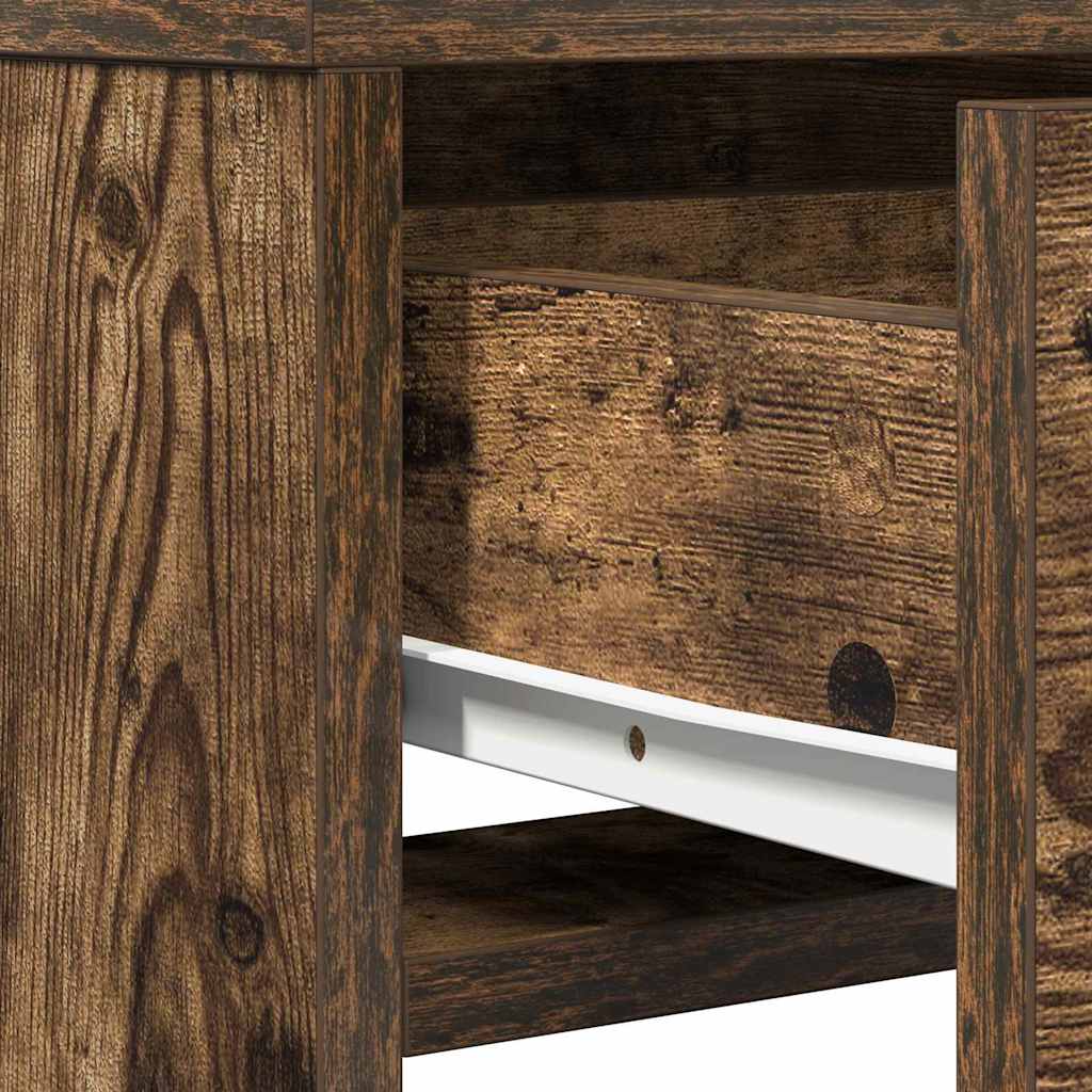 vidaXL Τραπέζι περιποίησης Καπνιστό Δρύς 50 x 41 x 140 εκ.