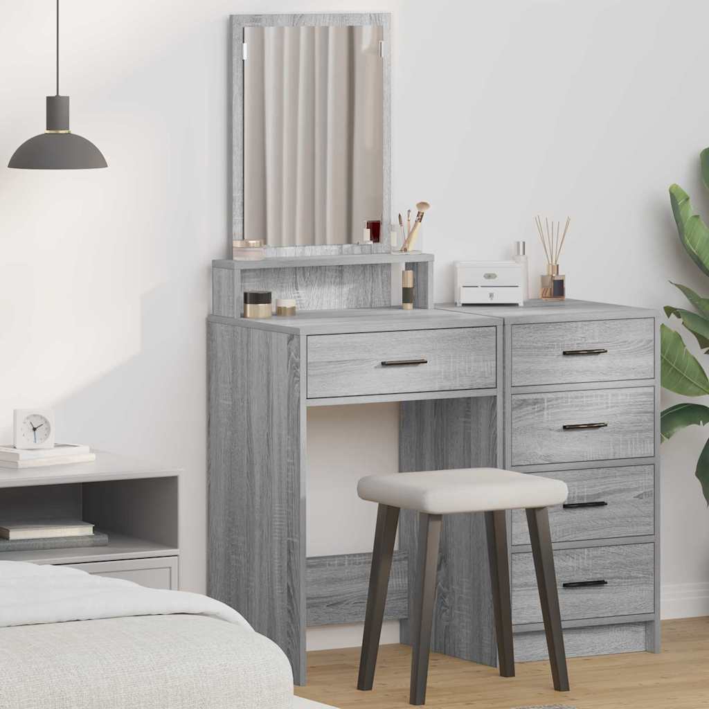 vidaXL Τραπέζι περιποίησης Γκρίζο Σονομα 50 x 41 x 140 εκ.