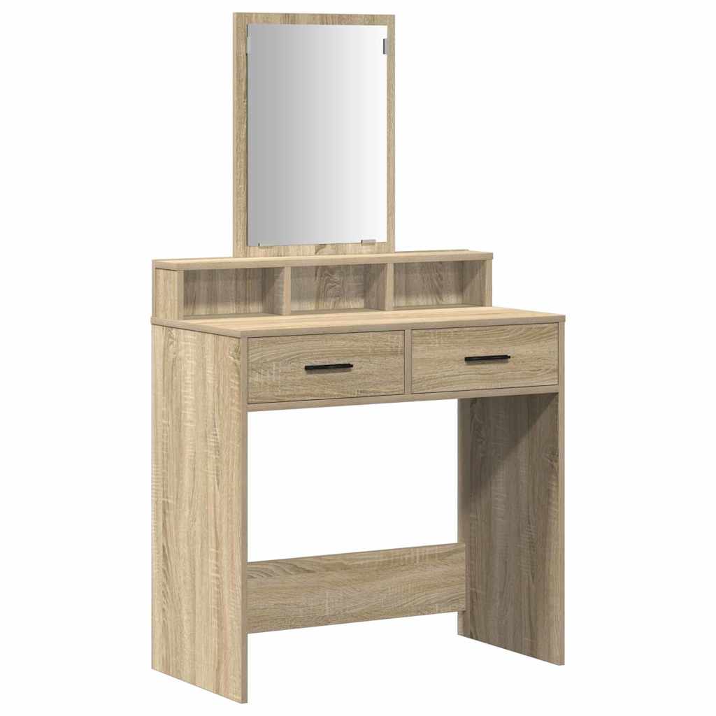 vidaXL Κομμό Υπνοδωματίου με συρτάρι Δρύς Sonoma 79 x 41 x 140 εκ.