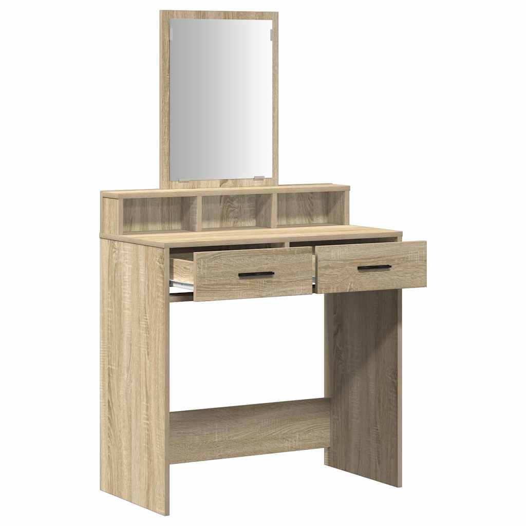 vidaXL Κομμό Υπνοδωματίου με συρτάρι Δρύς Sonoma 79 x 41 x 140 εκ.