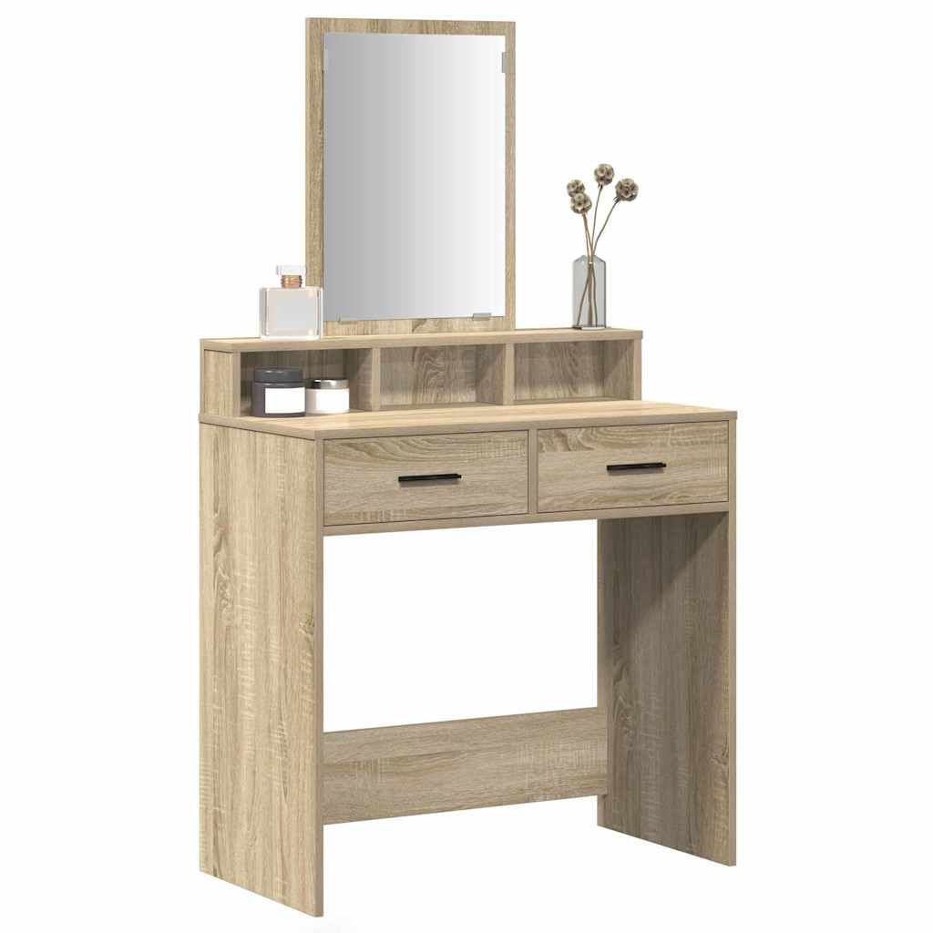 vidaXL Κομμό Υπνοδωματίου με συρτάρι Δρύς Sonoma 79 x 41 x 140 εκ.