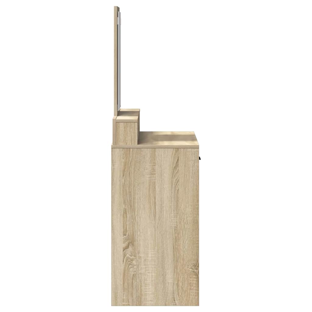 vidaXL Κομμό Υπνοδωματίου με συρτάρι Δρύς Sonoma 79 x 41 x 140 εκ.