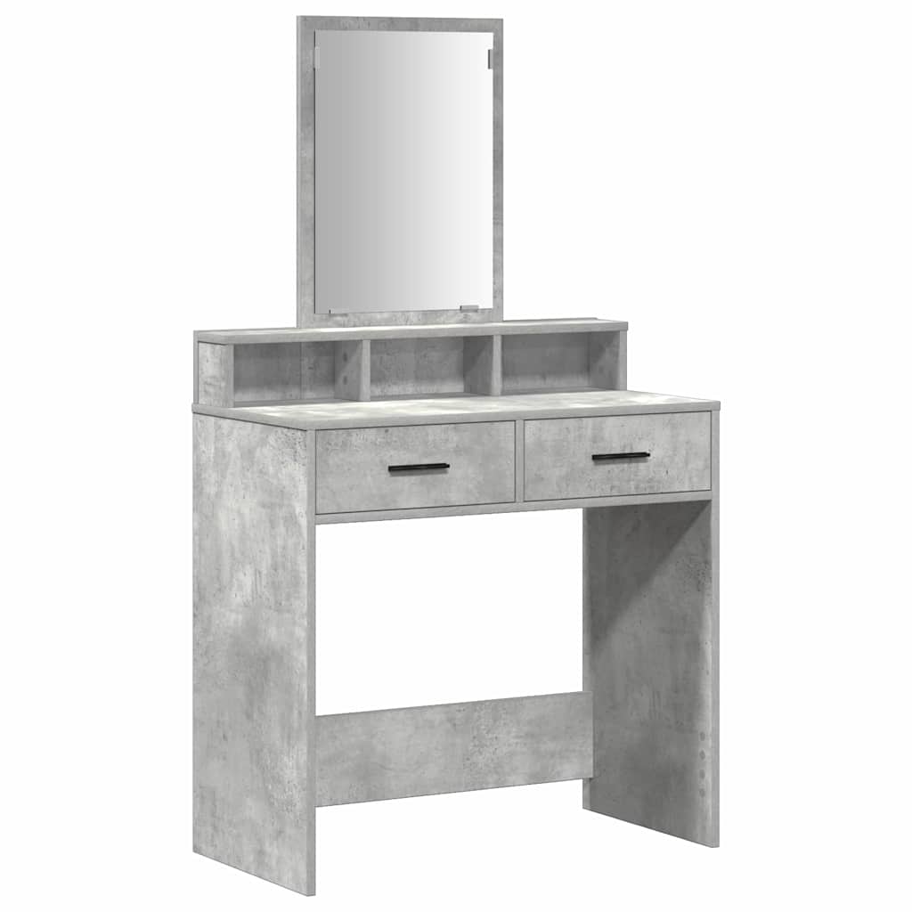 vidaXL Τραπέζι περιποίησης Σκυρόδεμα Γκρι 79 x 41 x 140 εκ.