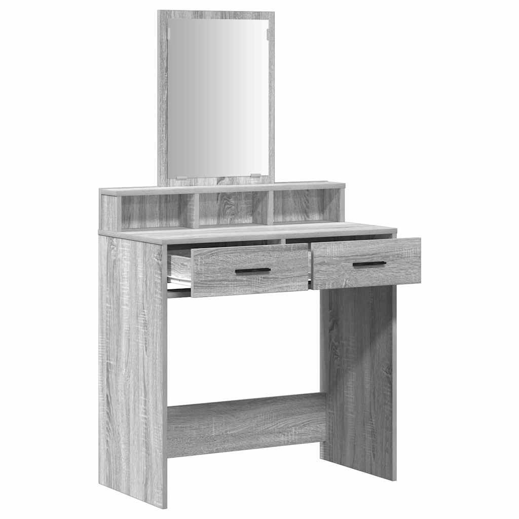 vidaXL Τραπέζι περιποίησης Γκρίζο Σονομα 79 x 41 x 140 εκ.