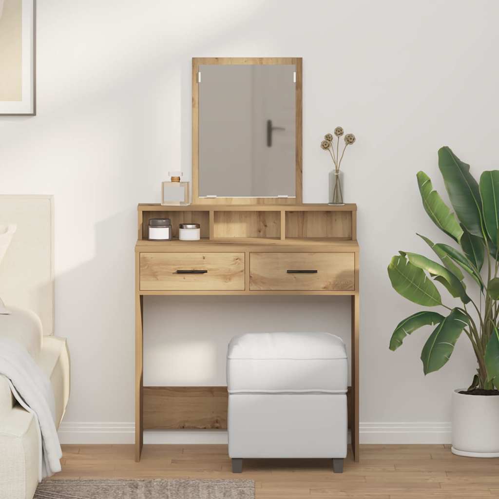 vidaXL Τραπέζι περιποίησης Artisan Oak 79 x 41 x 140 εκ.