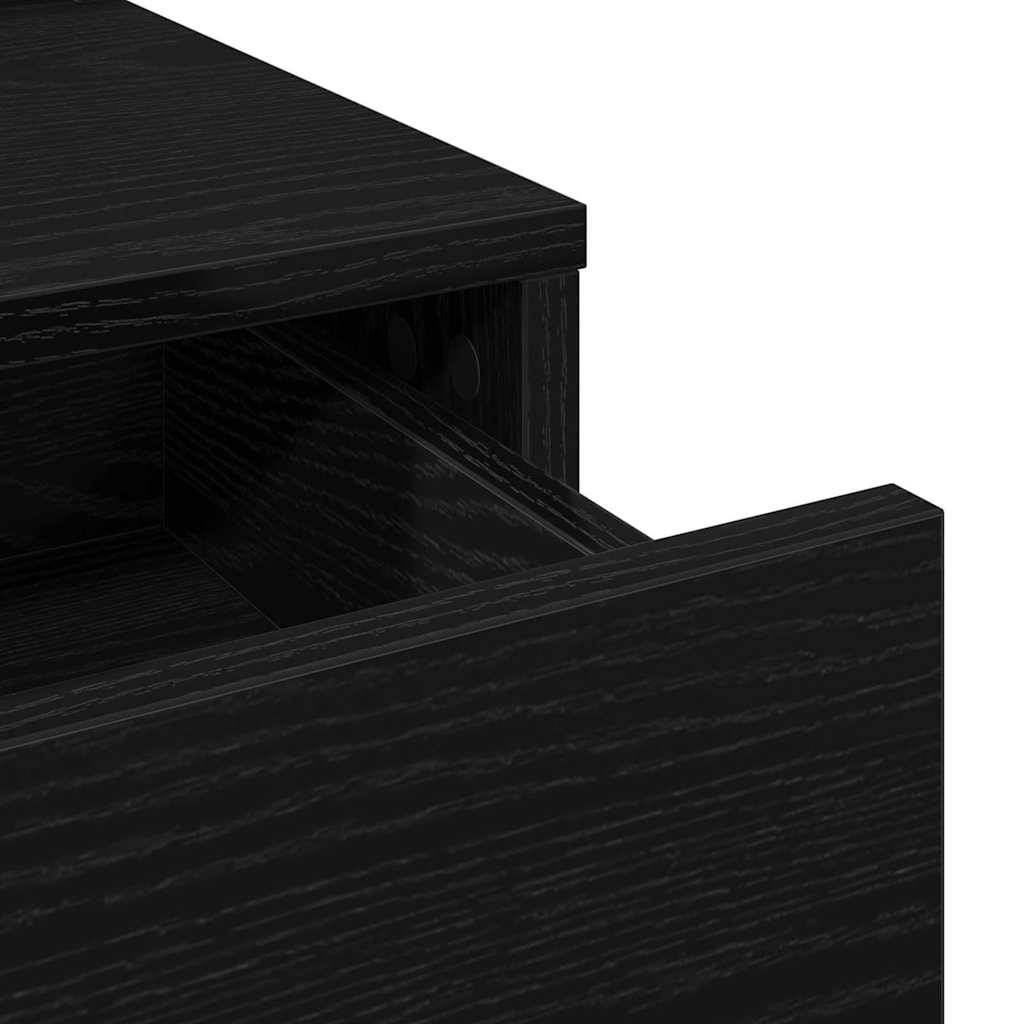 vidaXL Τραπέζι περιποίησης Μαύρη Οξυά 100 x 41 x 140 εκ.