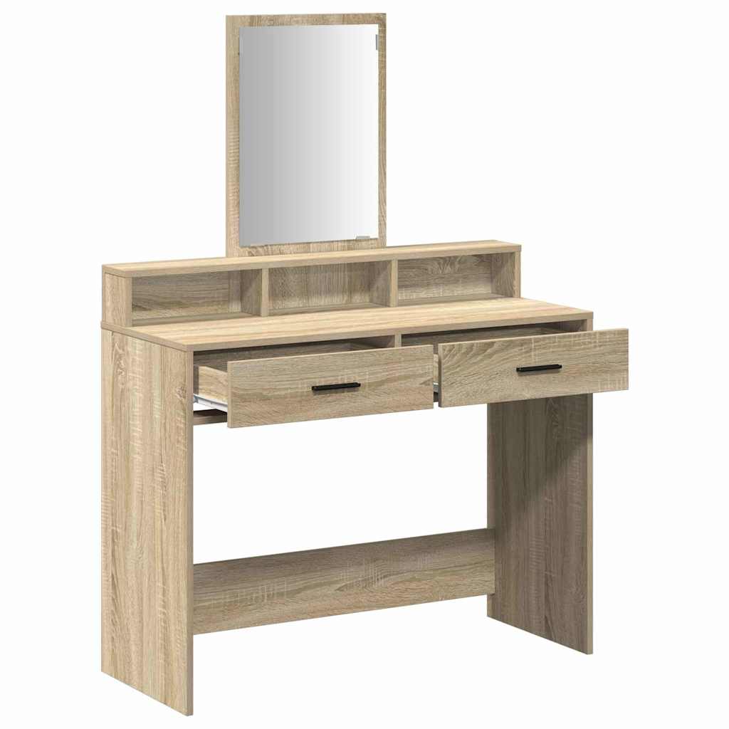 vidaXL Τραπέζι περιποίησης Δρύς Sonoma 100 x 41 x 140 εκ.