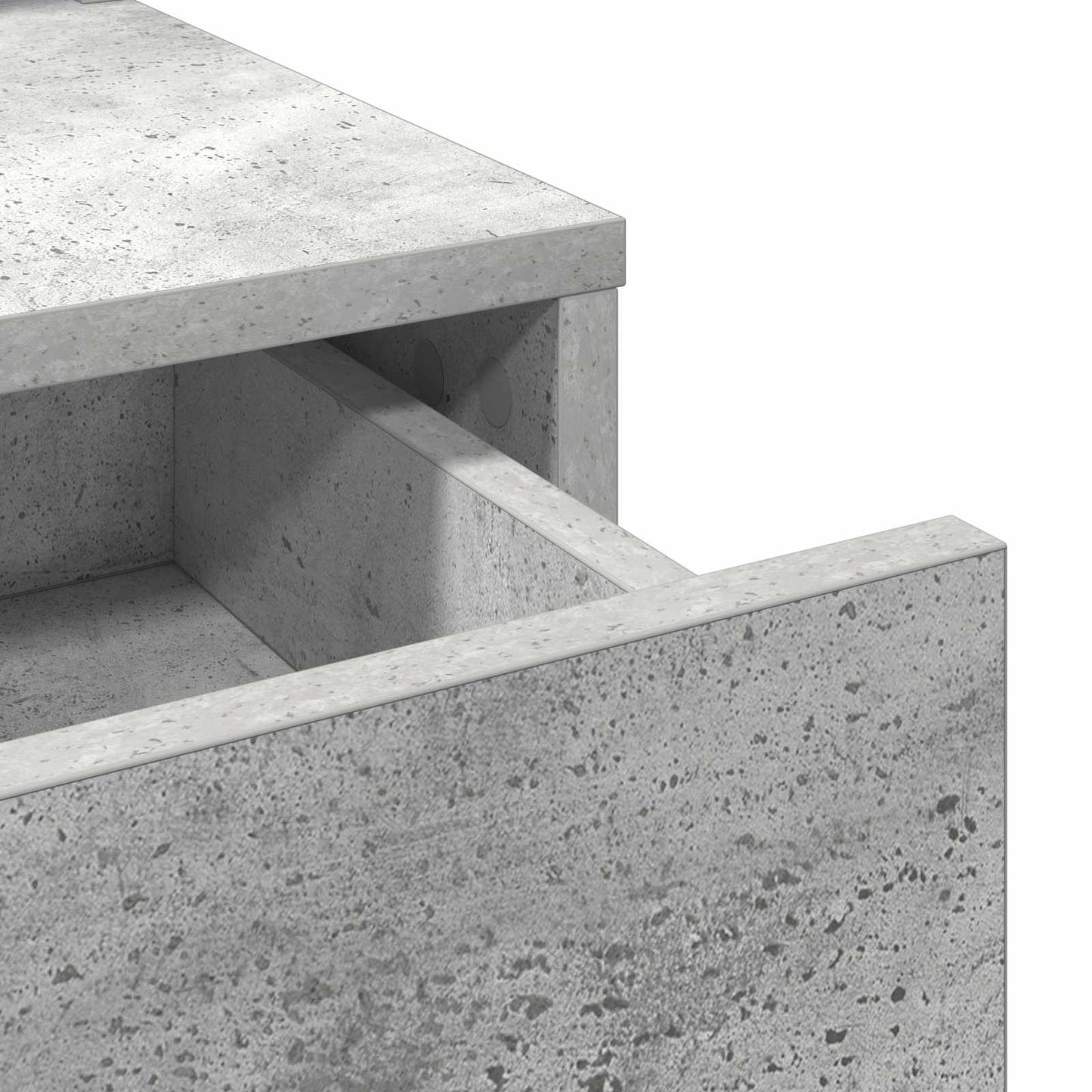 vidaXL Τραπέζι περιποίησης Σκυρόδεμα Γκρι 100 x 41 x 140 εκ.