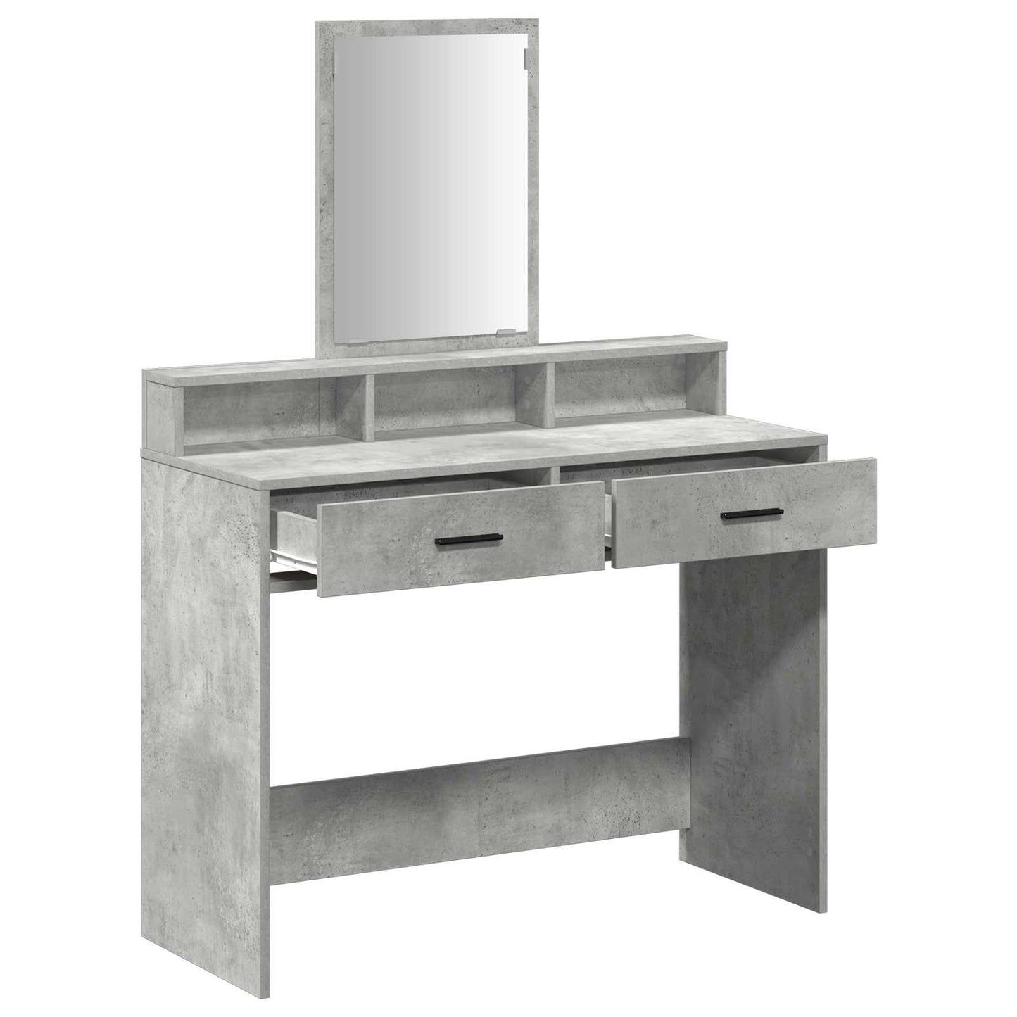 vidaXL Τραπέζι περιποίησης Σκυρόδεμα Γκρι 100 x 41 x 140 εκ.