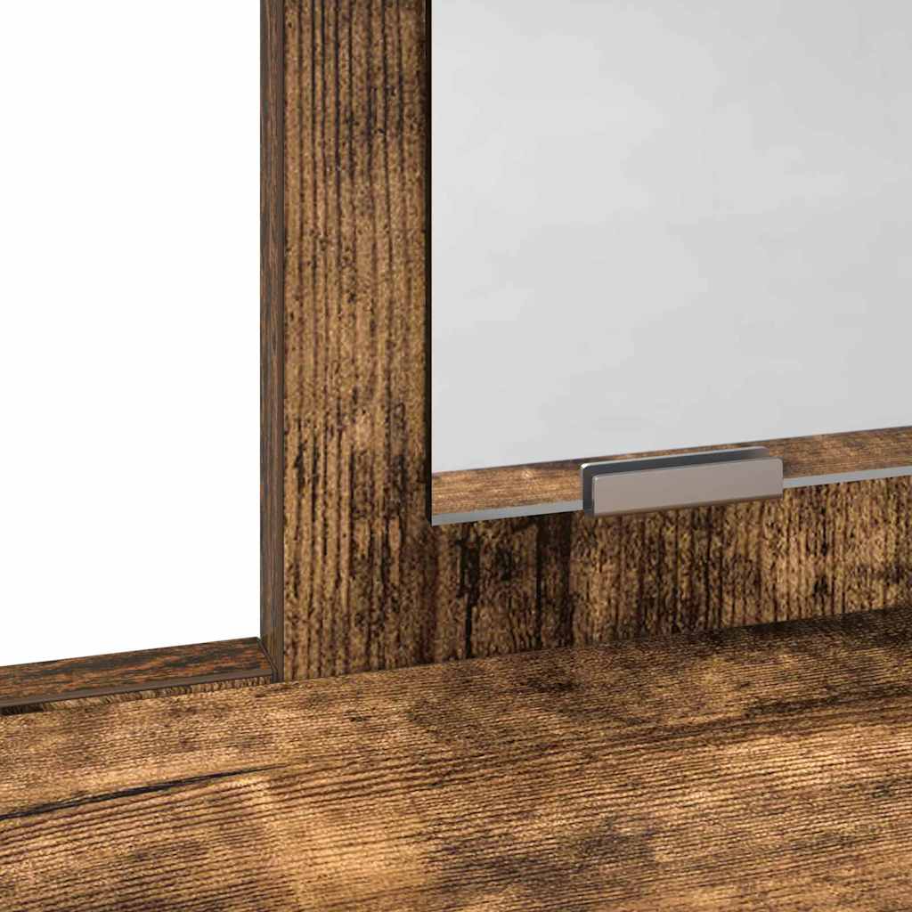 vidaXL Τραπέζι περιποίησης Καπνιστό Δρύς 100 x 41 x 140 εκ.
