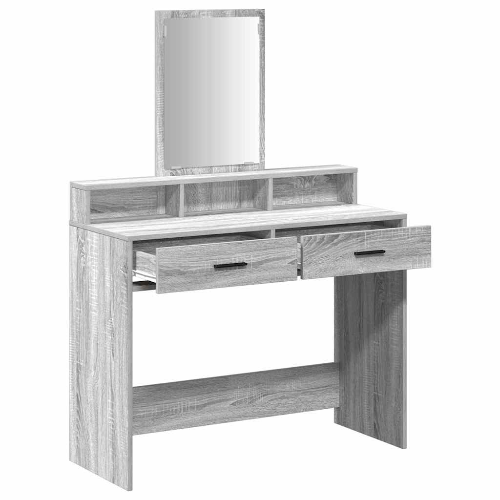 vidaXL Τραπέζι περιποίησης Γκρίζο Σονομα 100 x 41 x 140 εκ.