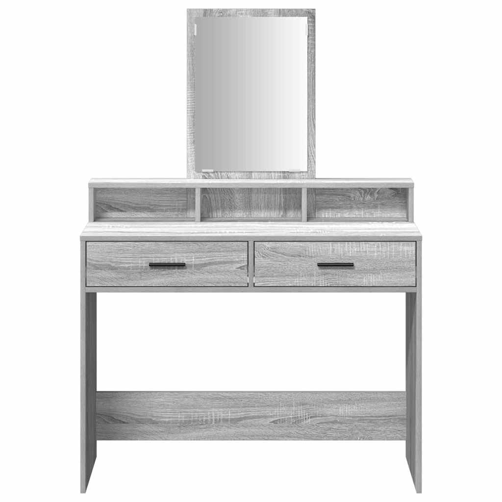 vidaXL Τραπέζι περιποίησης Γκρίζο Σονομα 100 x 41 x 140 εκ.