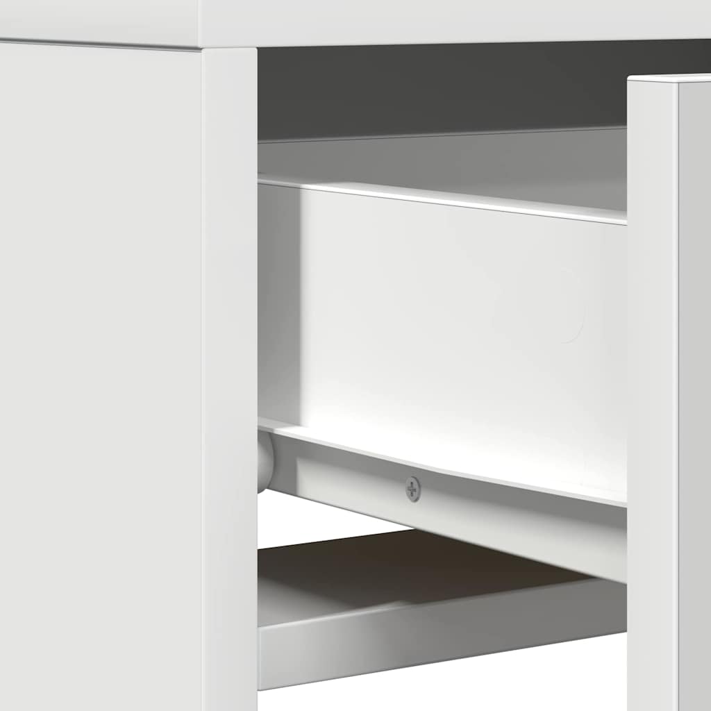vidaXL Τραπέζι περιποίησης Λευκό 50 x 41 x 140 εκ. Επεξεργασμένο Ξύλο