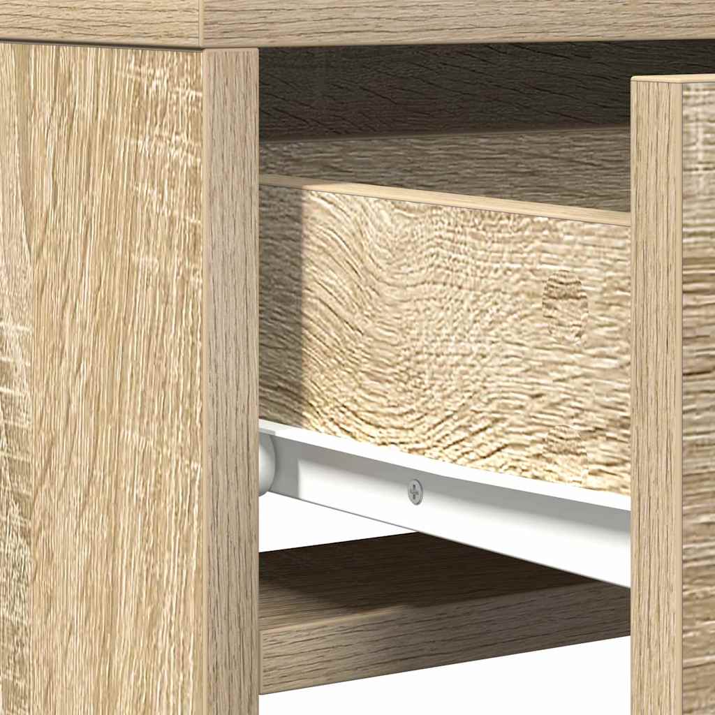 vidaXL Τραπέζι περιποίησης Καφέ 50 x 41 x 140 εκ. Επεξεργασμένο Ξύλο