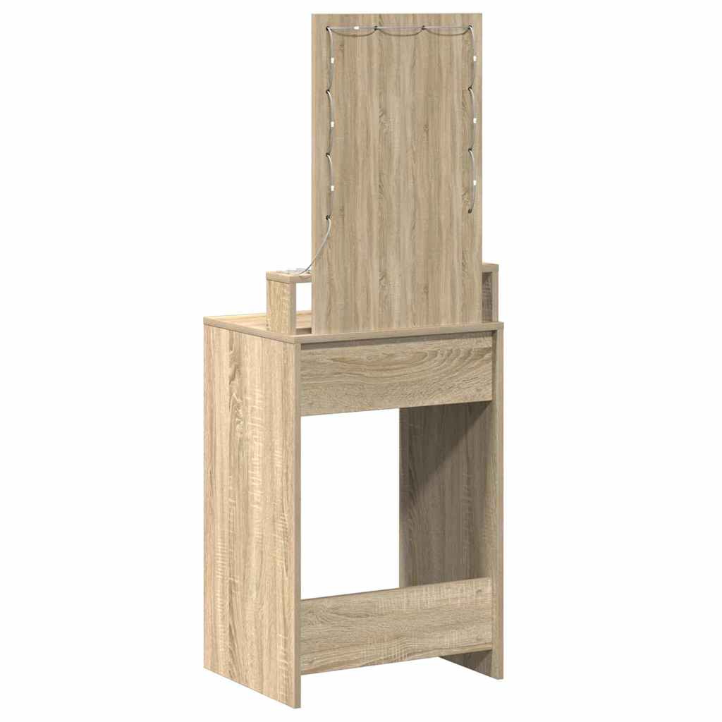 vidaXL Τραπέζι περιποίησης Καφέ 50 x 41 x 140 εκ. Επεξεργασμένο Ξύλο