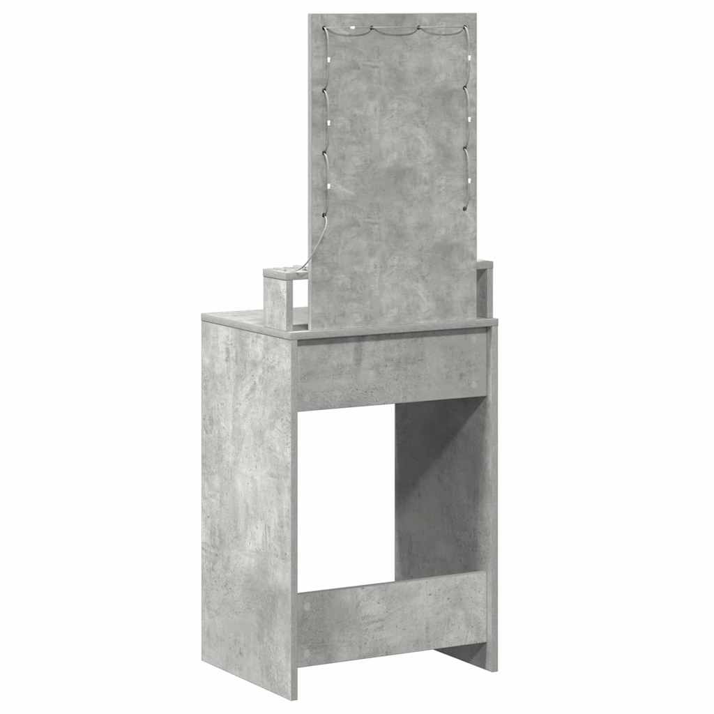 vidaXL Τραπέζι περιποίησης Γκρι 50 x 41 x 140 εκ. Επεξεργασμένο Ξύλο