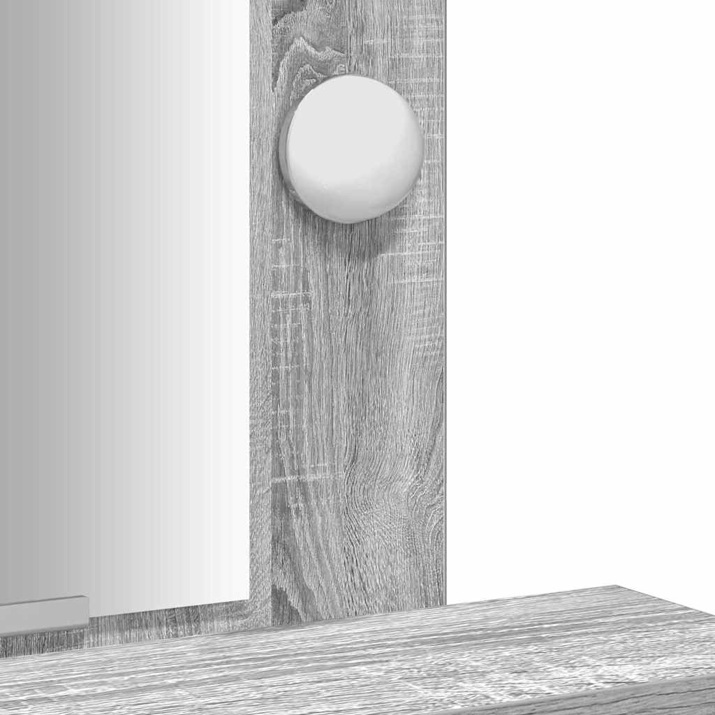 vidaXL Τραπέζι περιποίησης Γκρι 50 x 41 x 140 εκ. Επεξεργασμένο Ξύλο