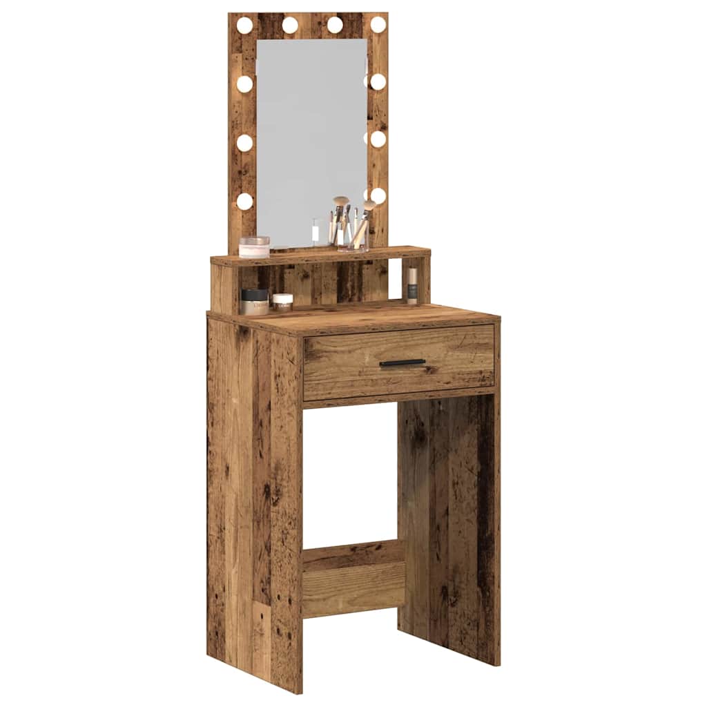 vidaXL Τραπέζι περιποίησης Καφέ 50 x 41 x 140 εκ. Επεξεργασμένο Ξύλο