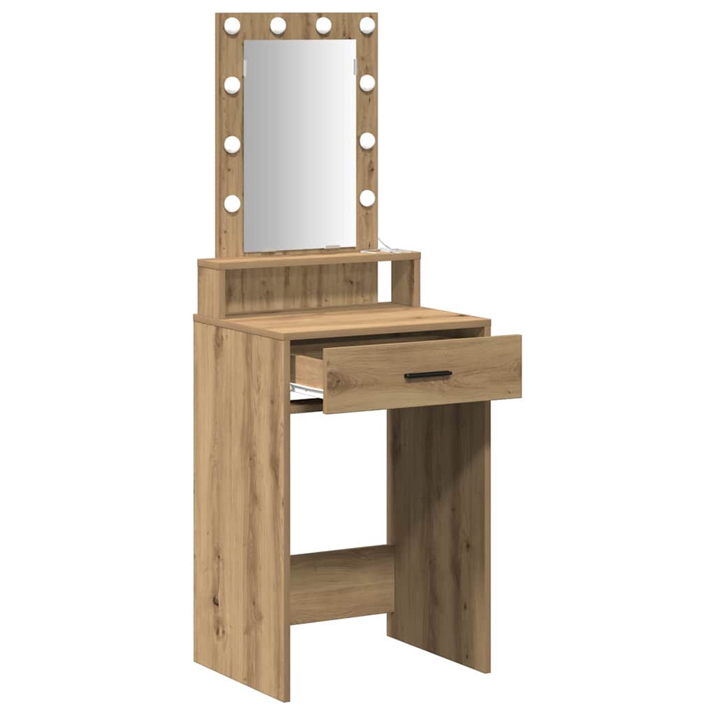 vidaXL Τραπέζι περιποίησης Καφέ 50 x 41 x 140 εκ. Επεξεργασμένο Ξύλο