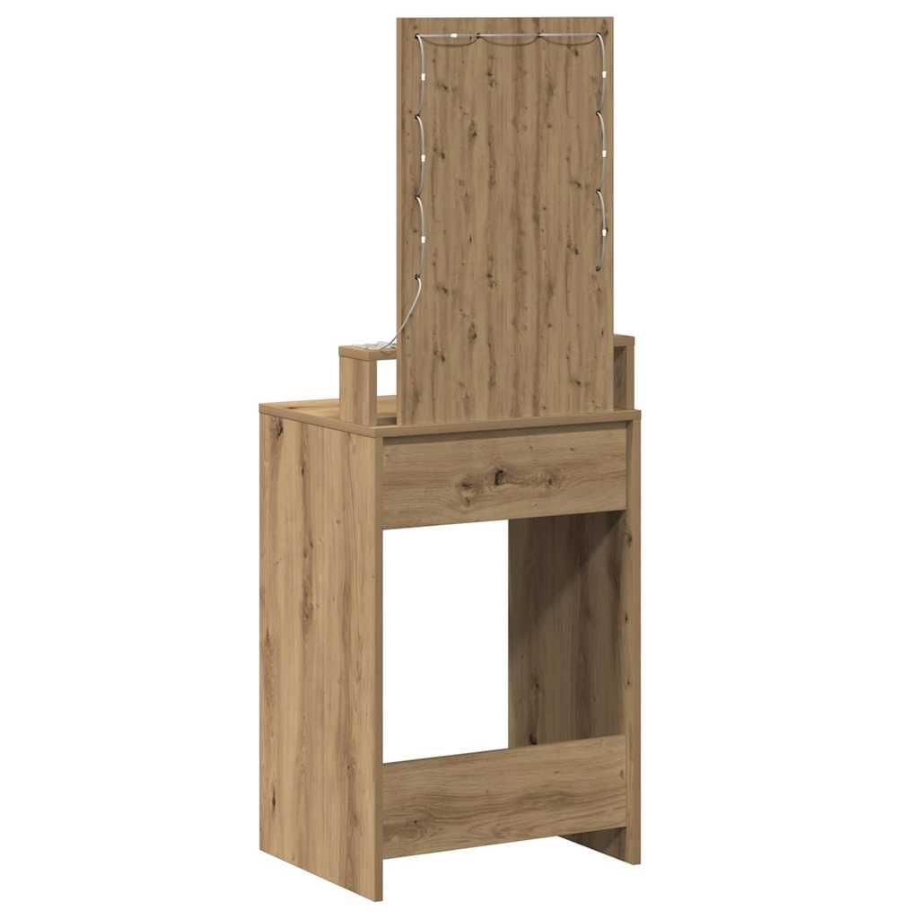 vidaXL Τραπέζι περιποίησης Καφέ 50 x 41 x 140 εκ. Επεξεργασμένο Ξύλο