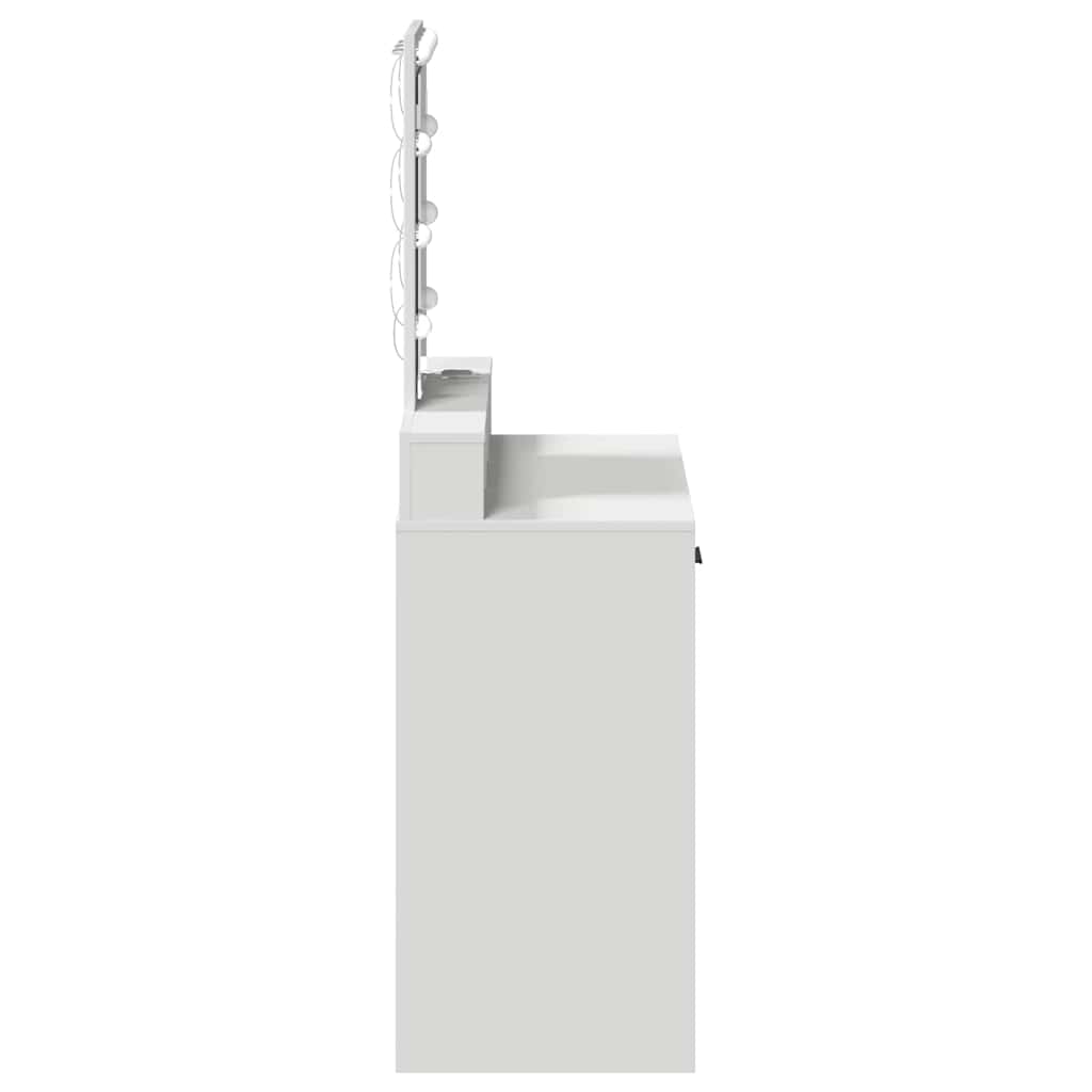 vidaXL Τραπέζι περιποίησης Λευκό 79 x 41 x 140 εκ. Επεξεργασμένο Ξύλο
