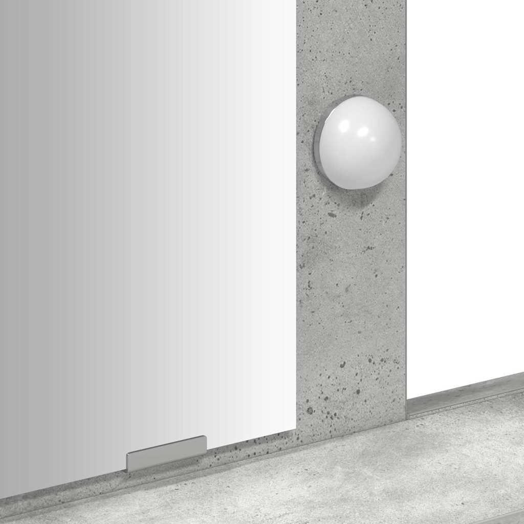 vidaXL Τραπέζι περιποίησης Γκρι 79 x 41 x 140 εκ. Επεξεργασμένο Ξύλο